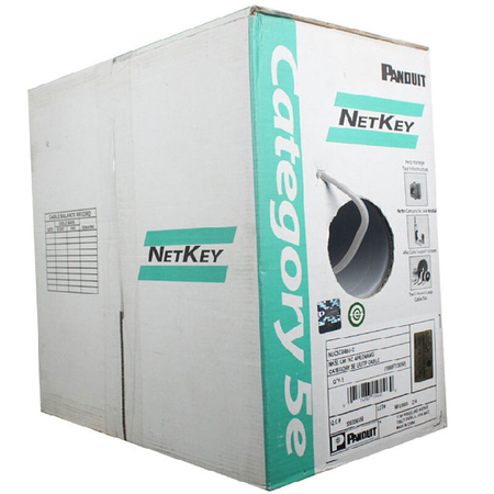 灰色 泛达网线超五类非屏蔽4对8芯 305米/箱  NUC5C04BU 原装正品